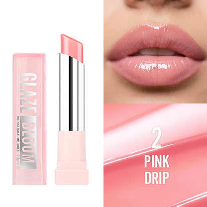 Glaze Bloom Lip Balm —— Juicy color. Cushion-soft moisture. Zero sticky gloss feeling.
