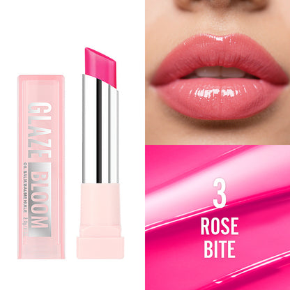 Glaze Bloom Lip Balm —— Juicy color. Cushion-soft moisture. Zero sticky gloss feeling.
