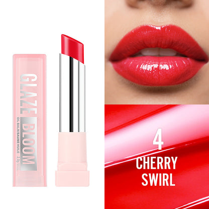 Glaze Bloom Lip Balm —— Juicy color. Cushion-soft moisture. Zero sticky gloss feeling.