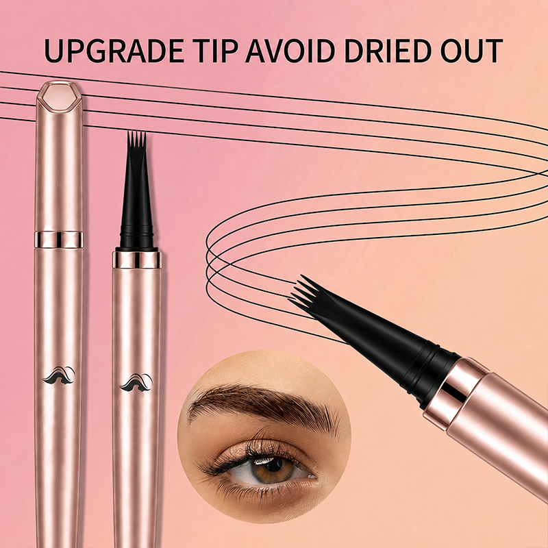 Long Lasting Waterproof Micro Fork Brow Pen