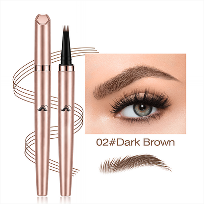 Long Lasting Waterproof Micro Fork Brow Pen