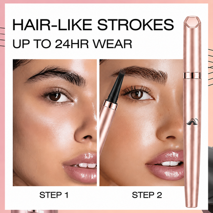 Long Lasting Waterproof Micro Fork Brow Pen